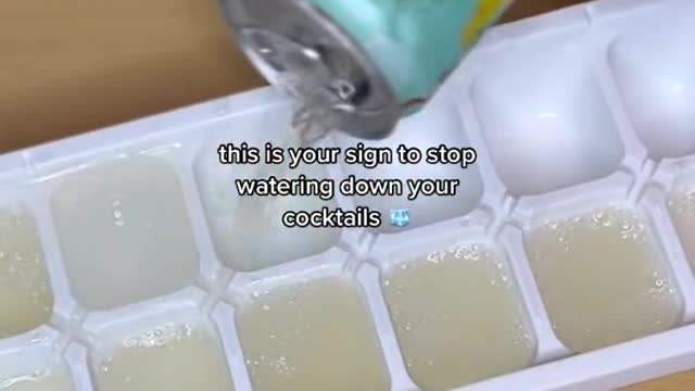 here’s to no more watered down cocktails 🍹🍸