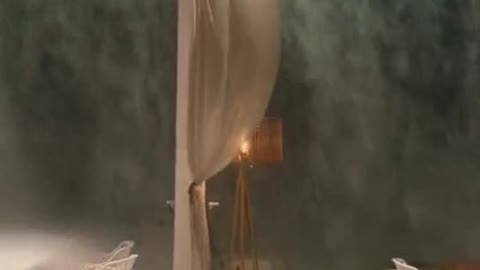 Oh, my God, it's raining so hard