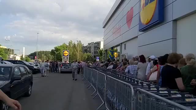 LIDL Grand opening in Lithuania, Vilnius