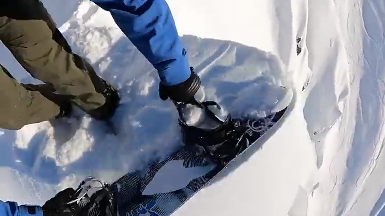 Travis Rice INSANE drop in the Backcountry