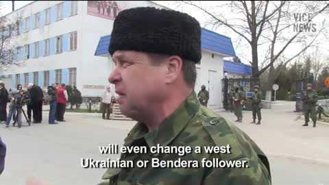 2014, Crimea joining Russia motivated by Banderas