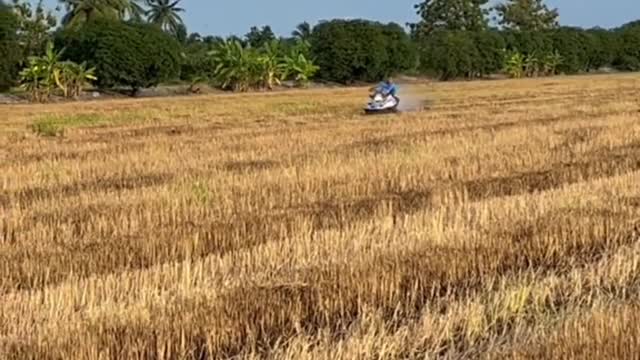 Jetski in Farm