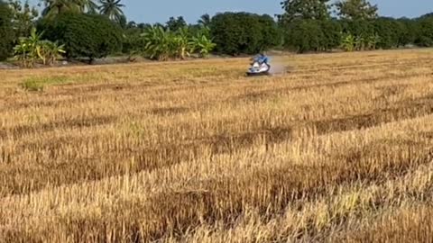 Jetski in Farm