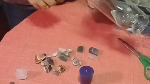 DIY tumbled rocks creative idea