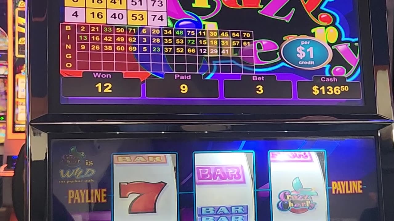 $1 Dollar Machine Crazy Cherry How Much Can We Lose??