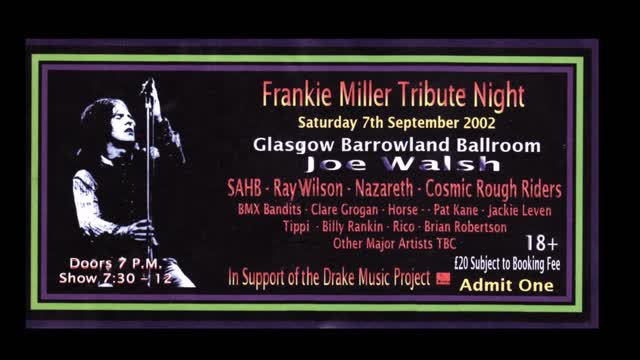 Nazareth - Live in Glasgow, Scotland 2002 (Frankie Miller Tribute)