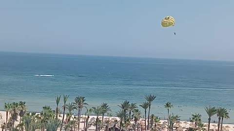 Magnificent view from the Riadh palms Sousse hotel room