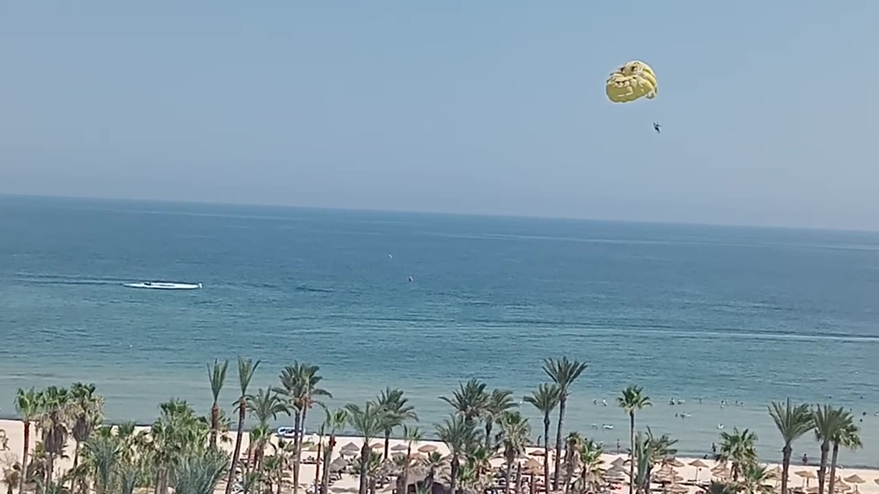 Magnificent view from the Riadh palms Sousse hotel room