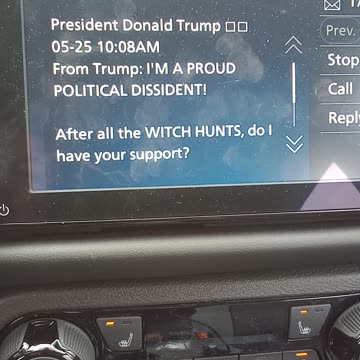 MY TEXT MESSAGE RECORDING OF PRESIDENT DJT #TRUMP24