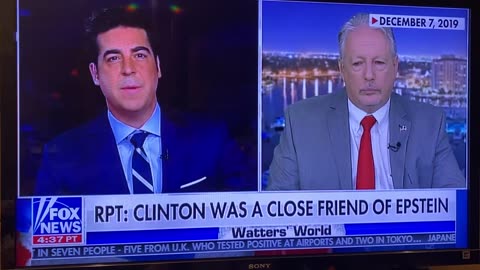 12/27/20 Fox Jesse Watters about Bill Clinton on Epstein Island