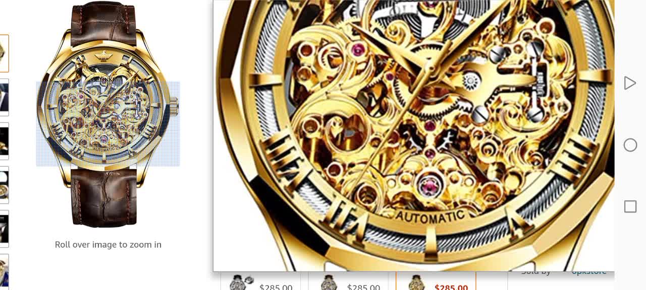 OPK Store Swiss Brand Mens Automatic Watch Skeleton Men