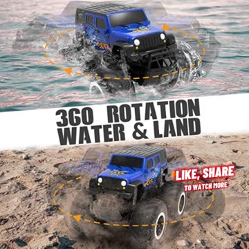 STEMTRON Amphibious Remote Control Car