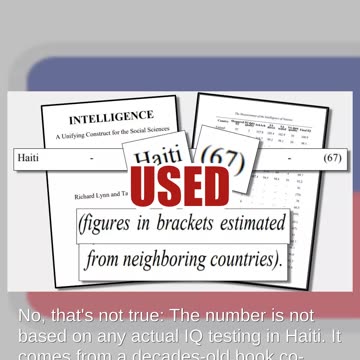 Fact Check: Haiti's Average IQ Is NOT 67