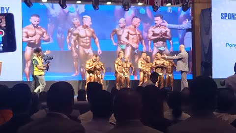 Bodybuilding competition in Kathmandu