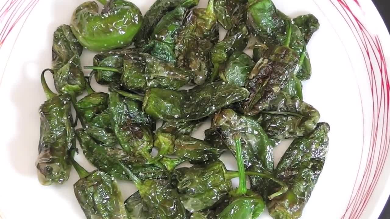 Pimientos de Padrón. Recetas de tapas