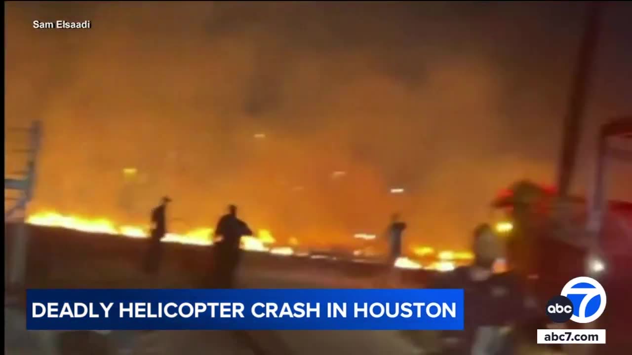 Child among 4 killed after helicopter crashes into Houston radio tower