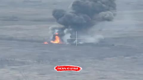 AFU Tank Destroyed Near Robotyne