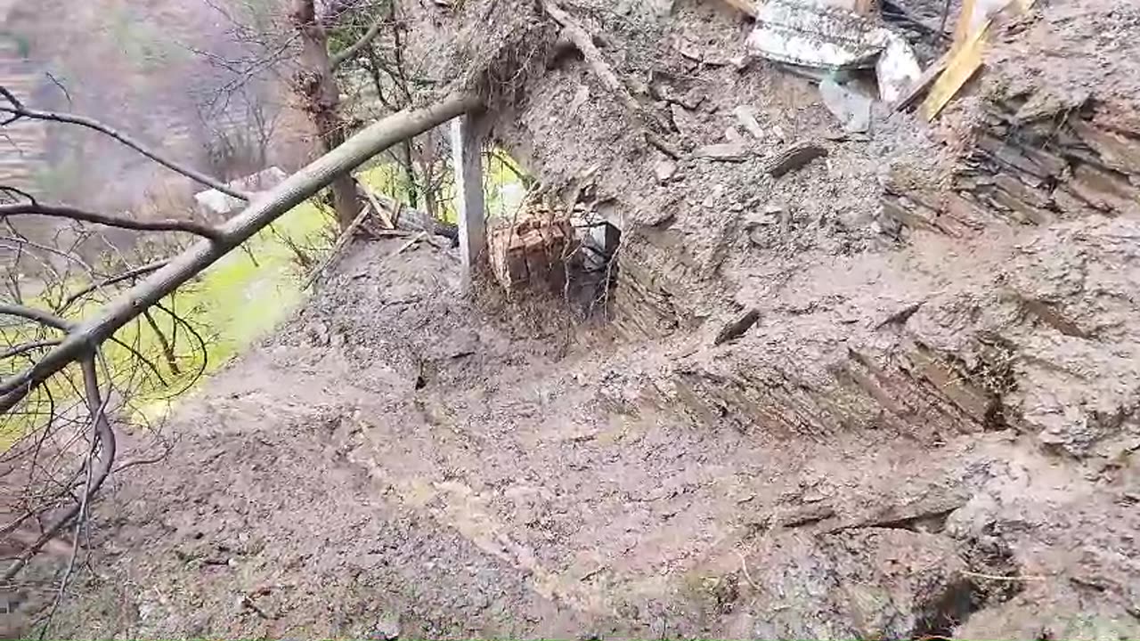 Landslide in chamba himachal prdesh india