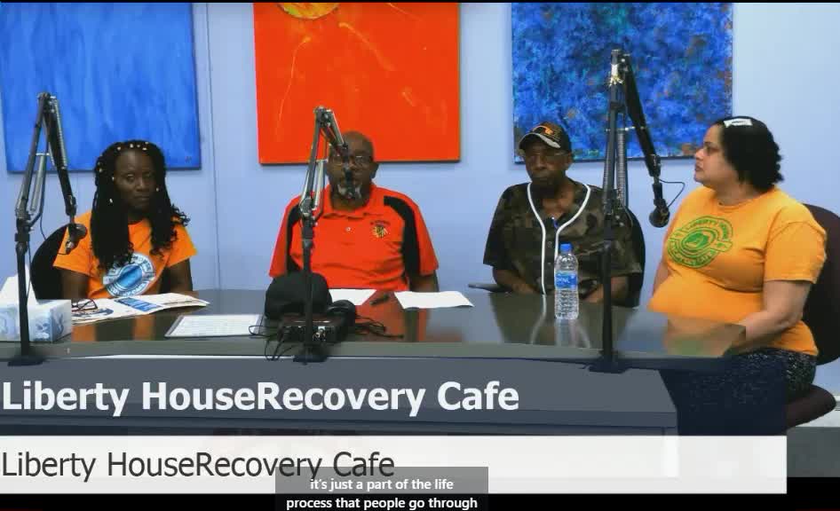 Liberty House Recovery Cafe Radio Event