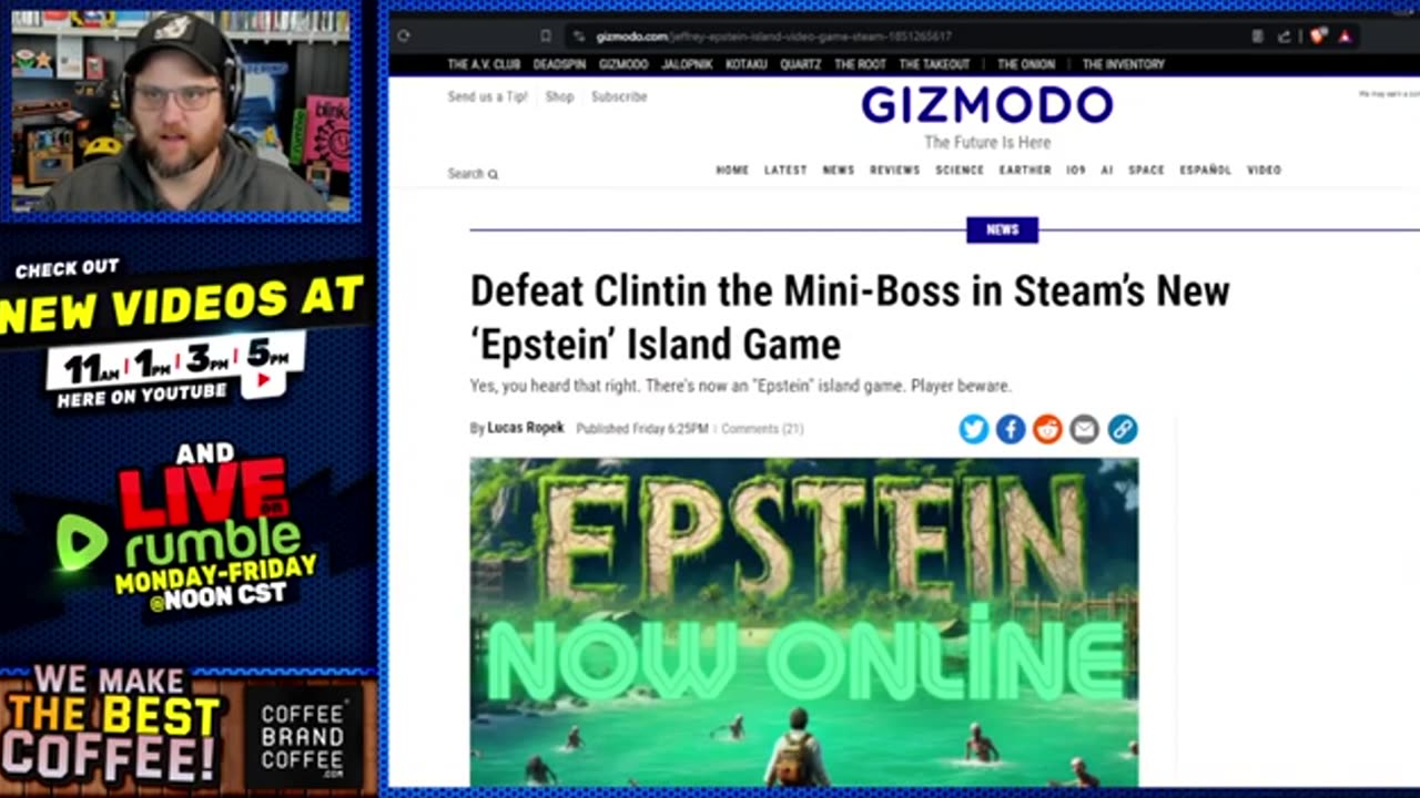 New Epstein Video Game Caused MELTDOWN Among Woke Weirdos!