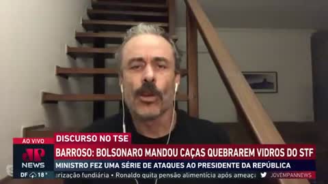Barroso fala que Bolsonaro ordenou que caças quebrassem vidros do Supremo