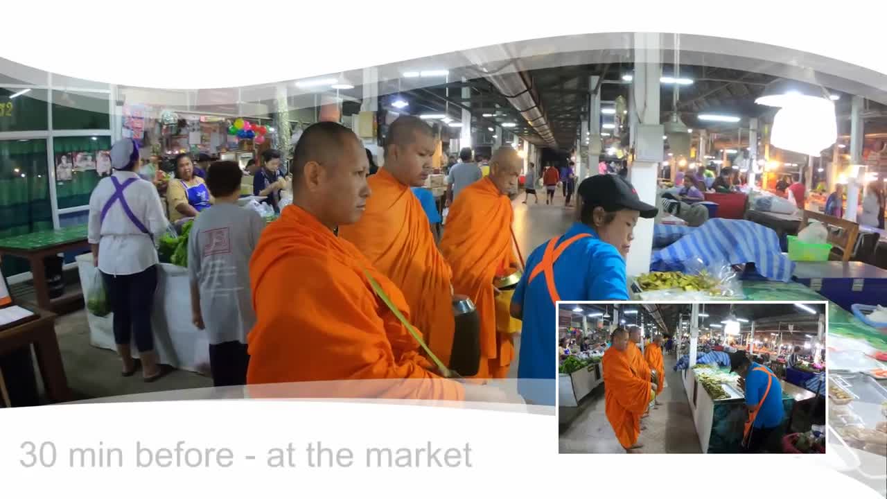 Morning Ritual of The Alms in Sukhothai - Amazing Thai Culture!