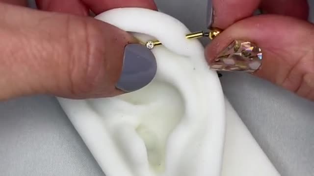 Howto put on industrial bars with “stuff" in the middle!