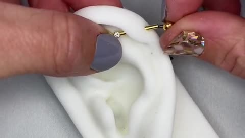 Howto put on industrial bars with “stuff" in the middle!