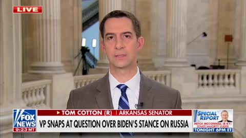 Tom Cotton: Biden is weak and impotent.