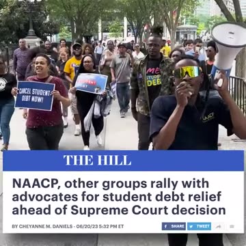NAACP, Other Groups Rally With Advocates For Student Debt Relief Ahead Of Supreme Court Decision