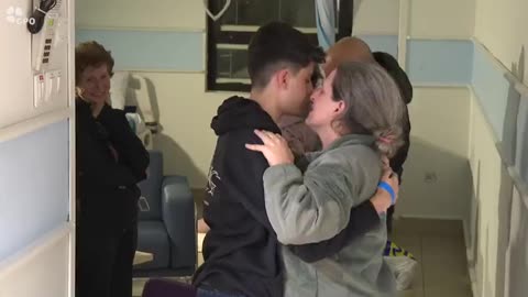 The Avigdori family reunited.