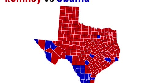 Texas's 20-Year County Level Presidential Election Shifts: Unpacking Trump's Impact in 20 Seconds