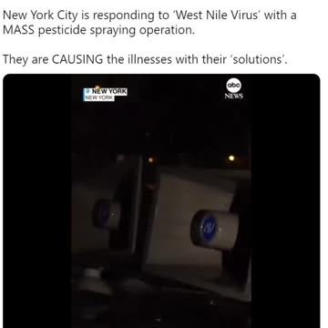 New York City Department of Health is Spraying Pesticides on Streets to Prevent West