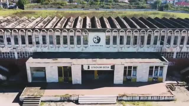 Old Stadium BESA, Kavajë ☺️☺️☺️⚽️🏟⚽️🏟 #stadium #soccer #futbol #dron #drones #dronelife #stadiums