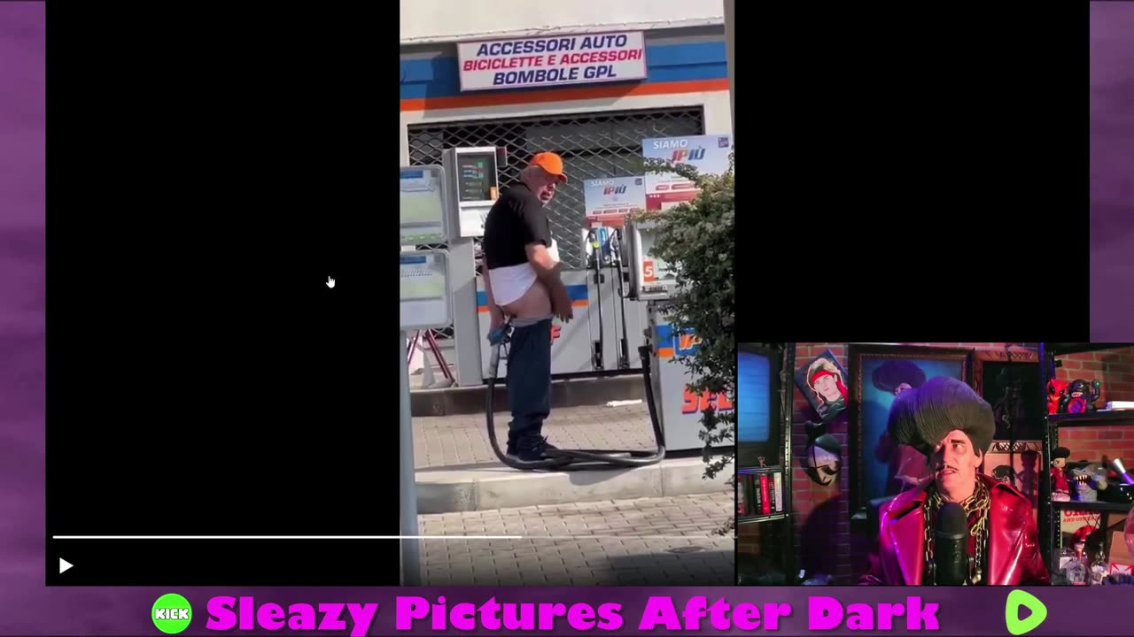 Customer Confused About Self Service Sticks Gas Nozzle Up His Ass