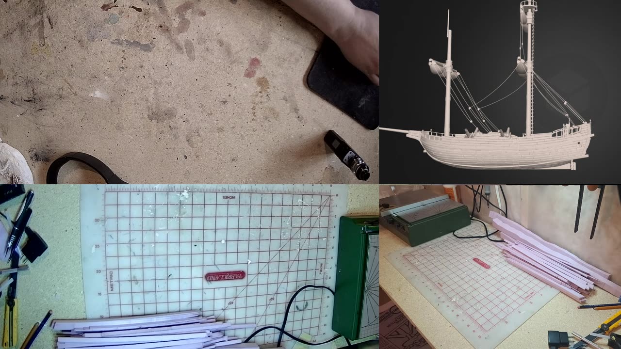 Making a Brigantine from the game Sea of Thieves