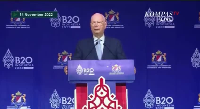 Klaus Schwab gives his instructions to our so - called ‘elected leaders’ at the G20