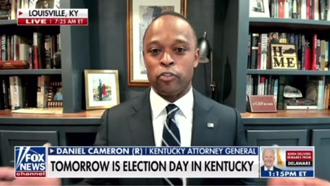 #DanielCameron talks #Biden train wreck and his race for Governor of #Kentucky.