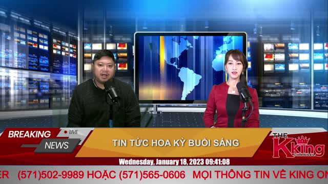 TIN TỨC HOA KỲ BUỔI SÁNG - 01/18/2023 - The KING Channel