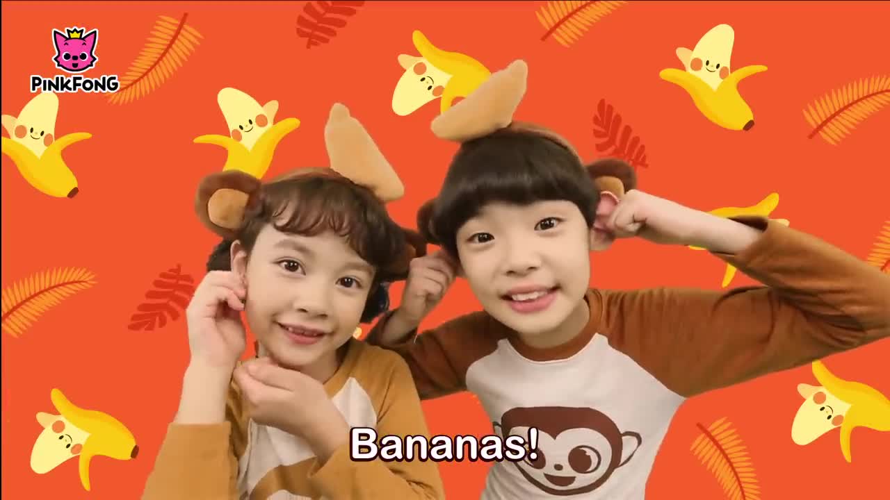 Monkey Banana Dance - Baby Monkey - Dance Along - Pinkfong Songs for Children