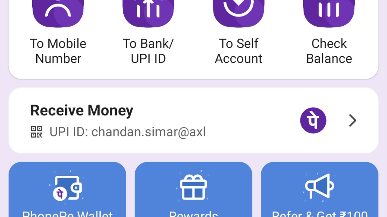 How to chek bank balence in phonepay