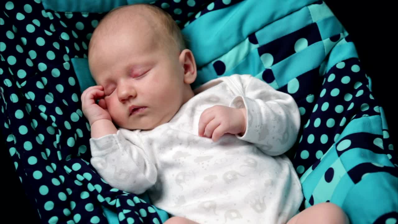 Infant sleeping quietly