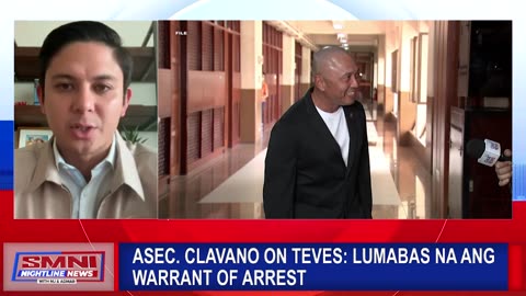 Asec. Clavano on Teves: Lumabas na ang warrant of arrest