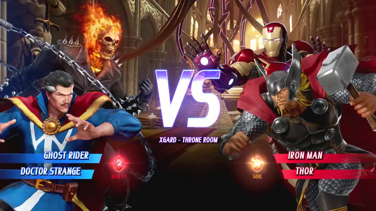 Ghost rider / Dr strange vs thor/ iron man