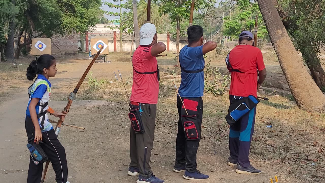 Archery game practice