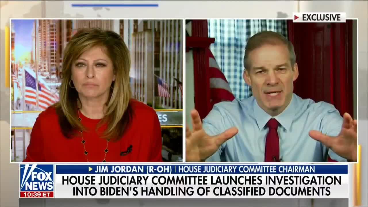 Jim Jordan Goes Off Classified Info Handling Differences Between Hillary Clinton, Biden & Trump