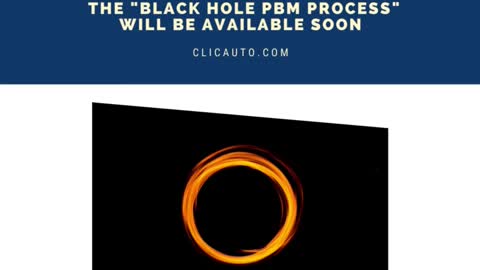 💰 THE "BLACK HOLE PBM PROCESS" WILL BE AVAILABLE SOON