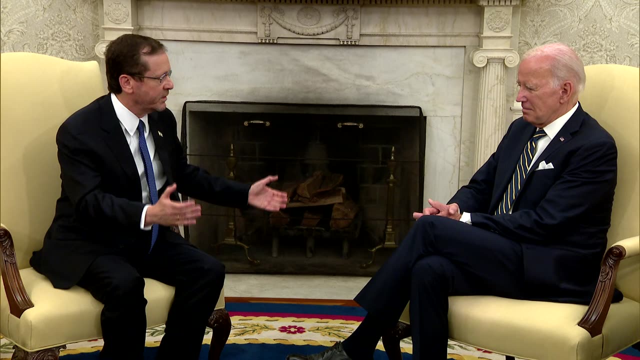 President Herzog tells Biden Israel’s democracy is ‘sound, strong, and resilient’