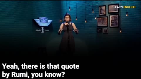 Learn English with comedian