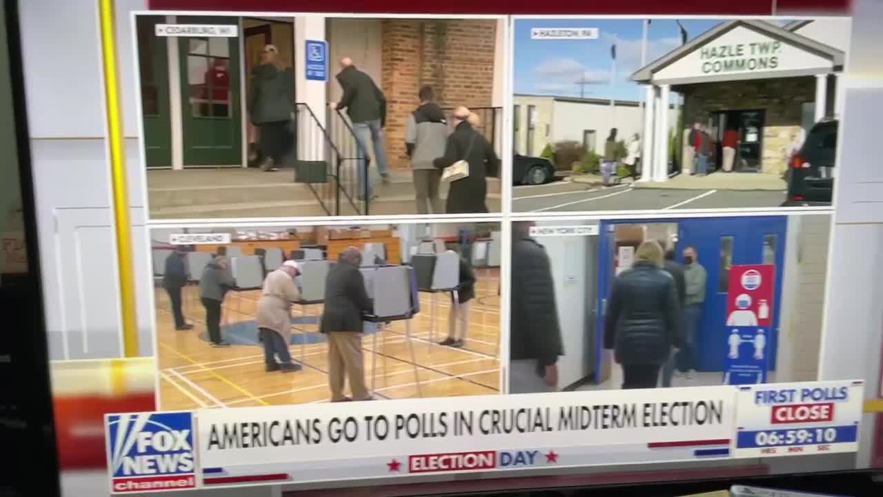 Masked man vote cheating on camera.